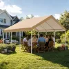 Mountain camping tent canopies, outdoor windproof and rainproof tent accessories, multi-functional construction supplies Application Scenario